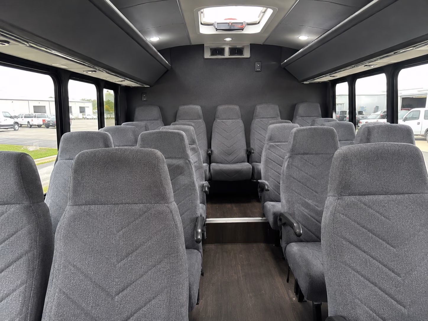 rochester 18 passenger minibus inside