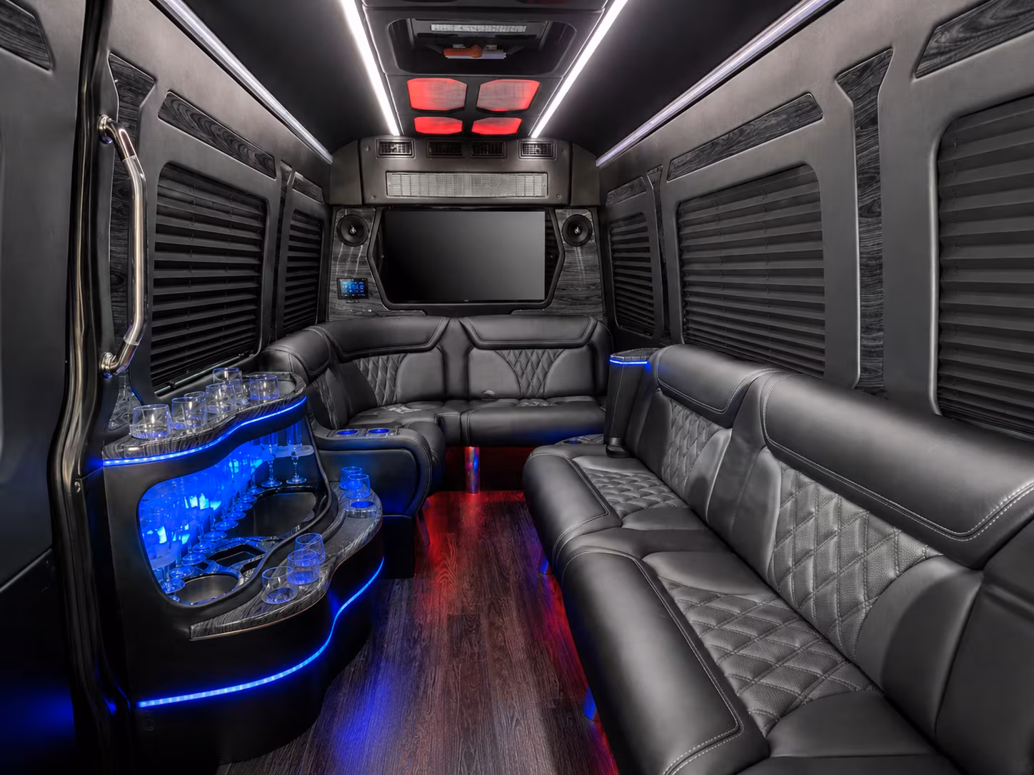 rochester 18 passenger party bus
