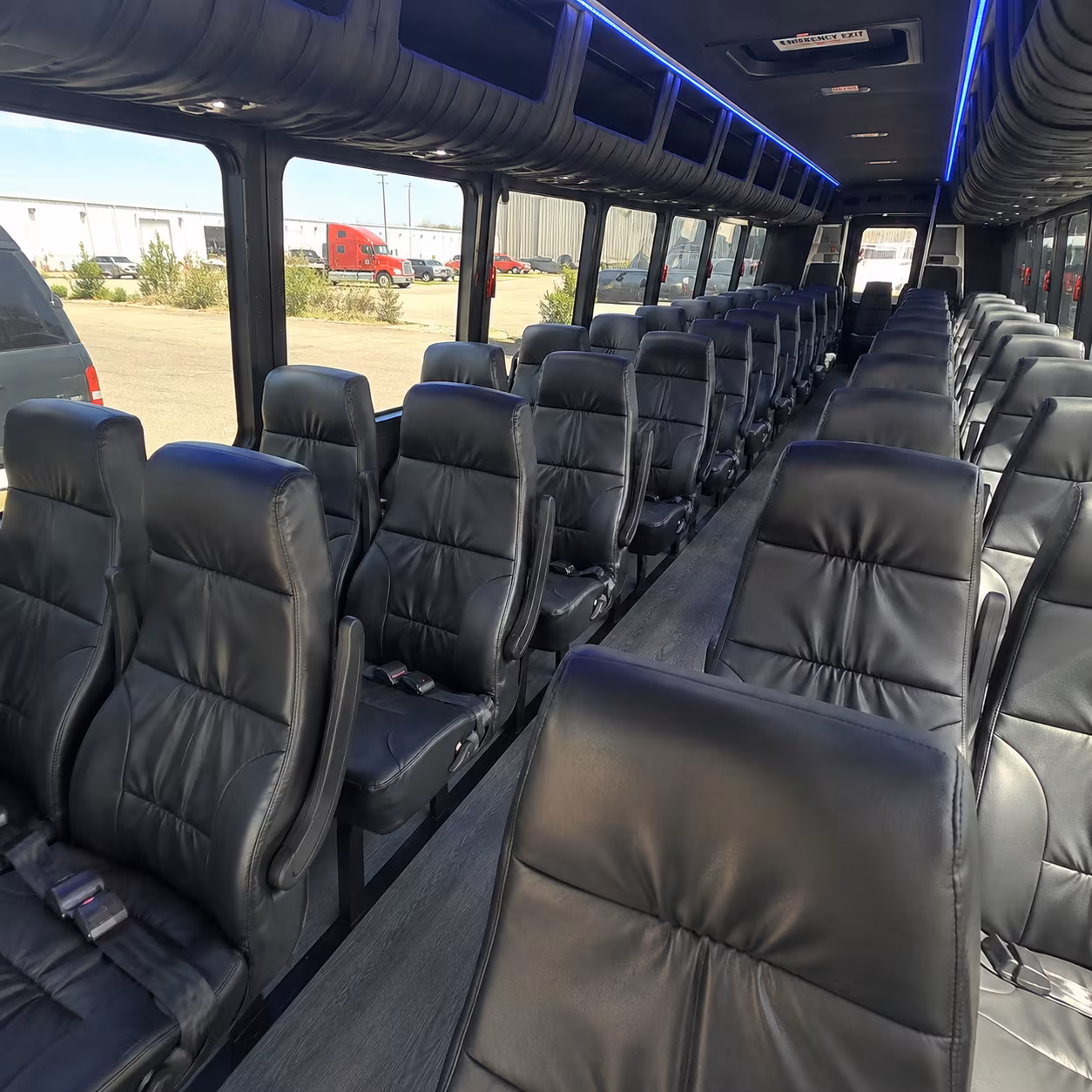 rochester 25 passenger minibus interior