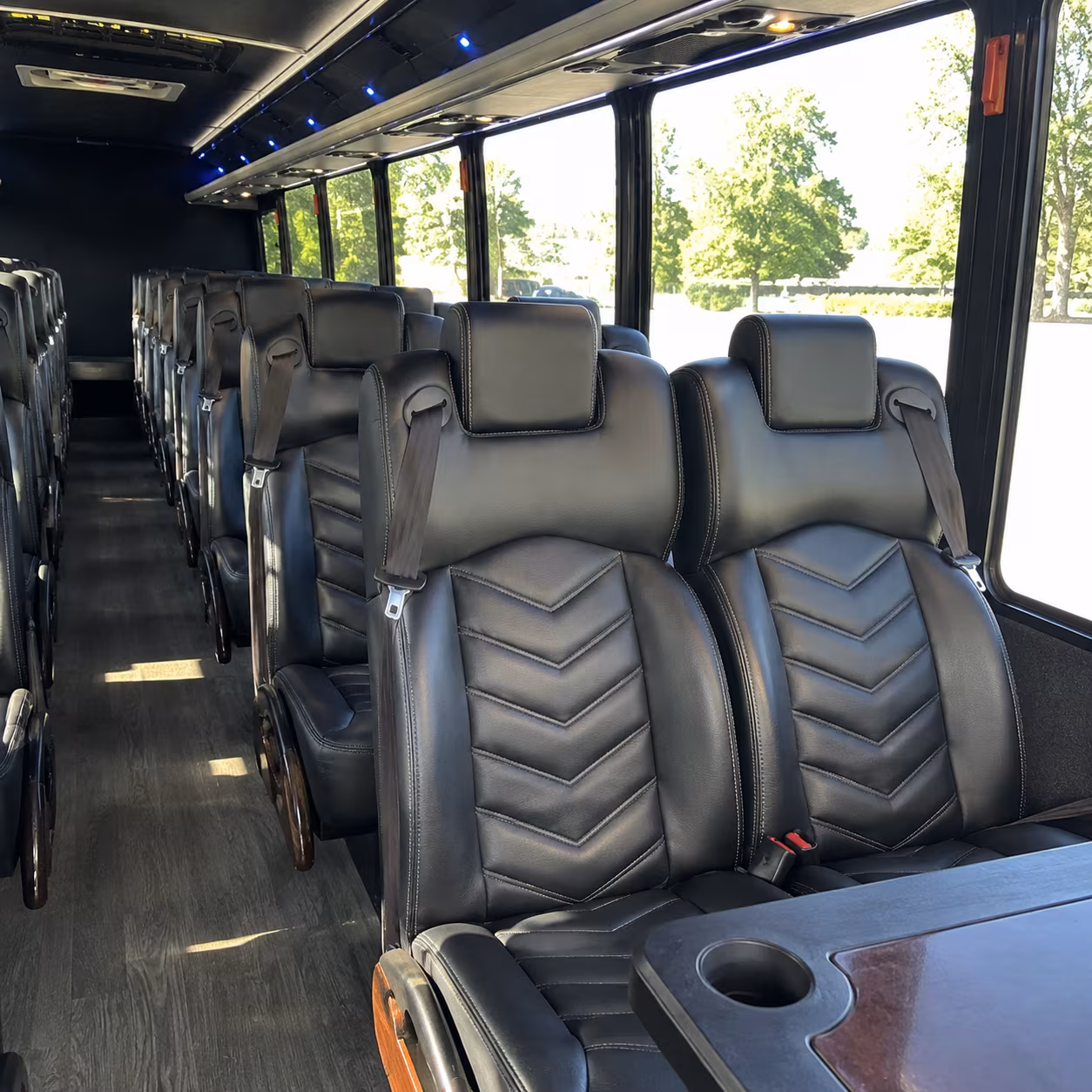 rochester 28 passenger minibus interior