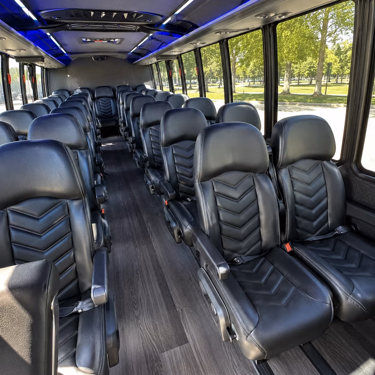 rochester 35 passenger minibus inside