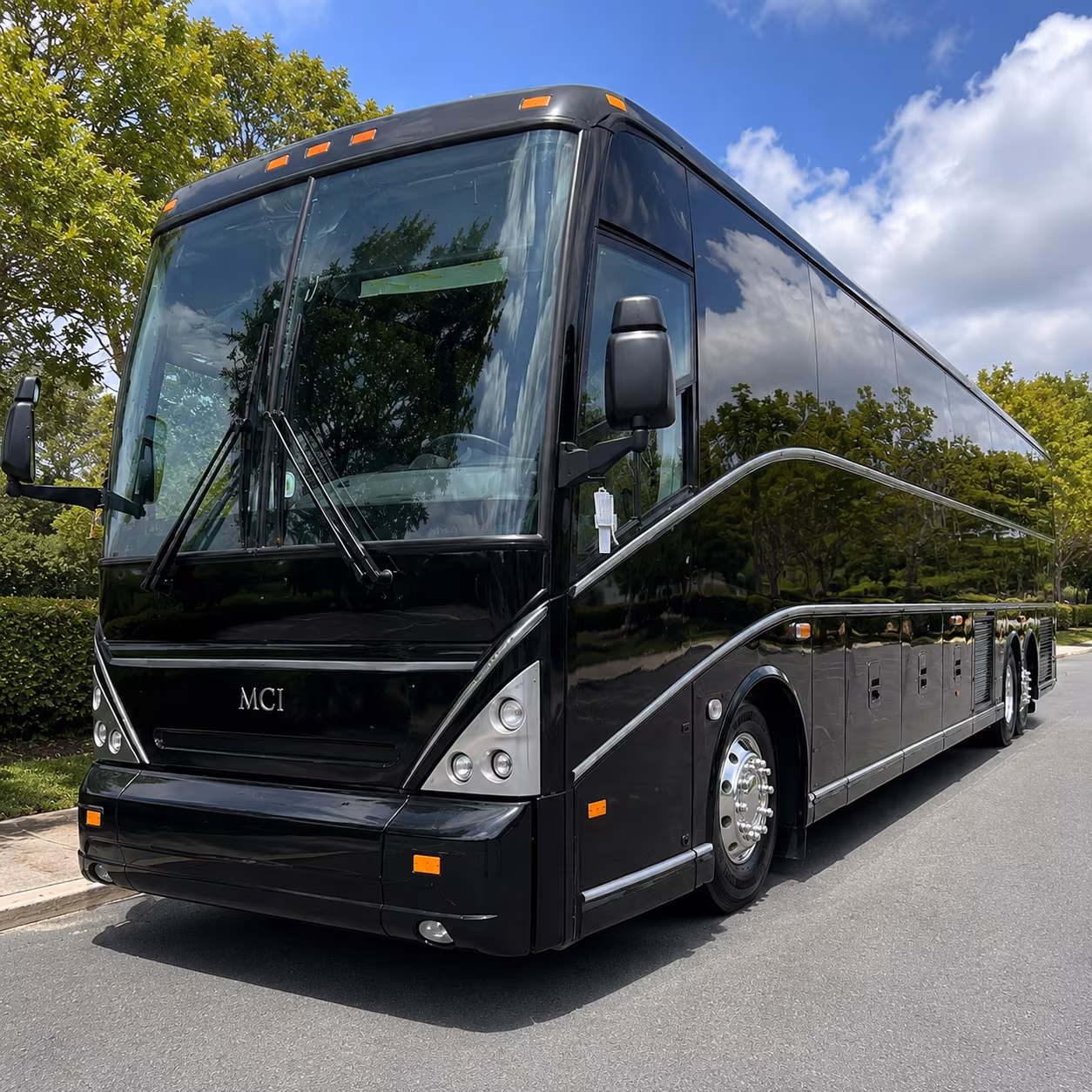 rochester 56 passenger charter bus