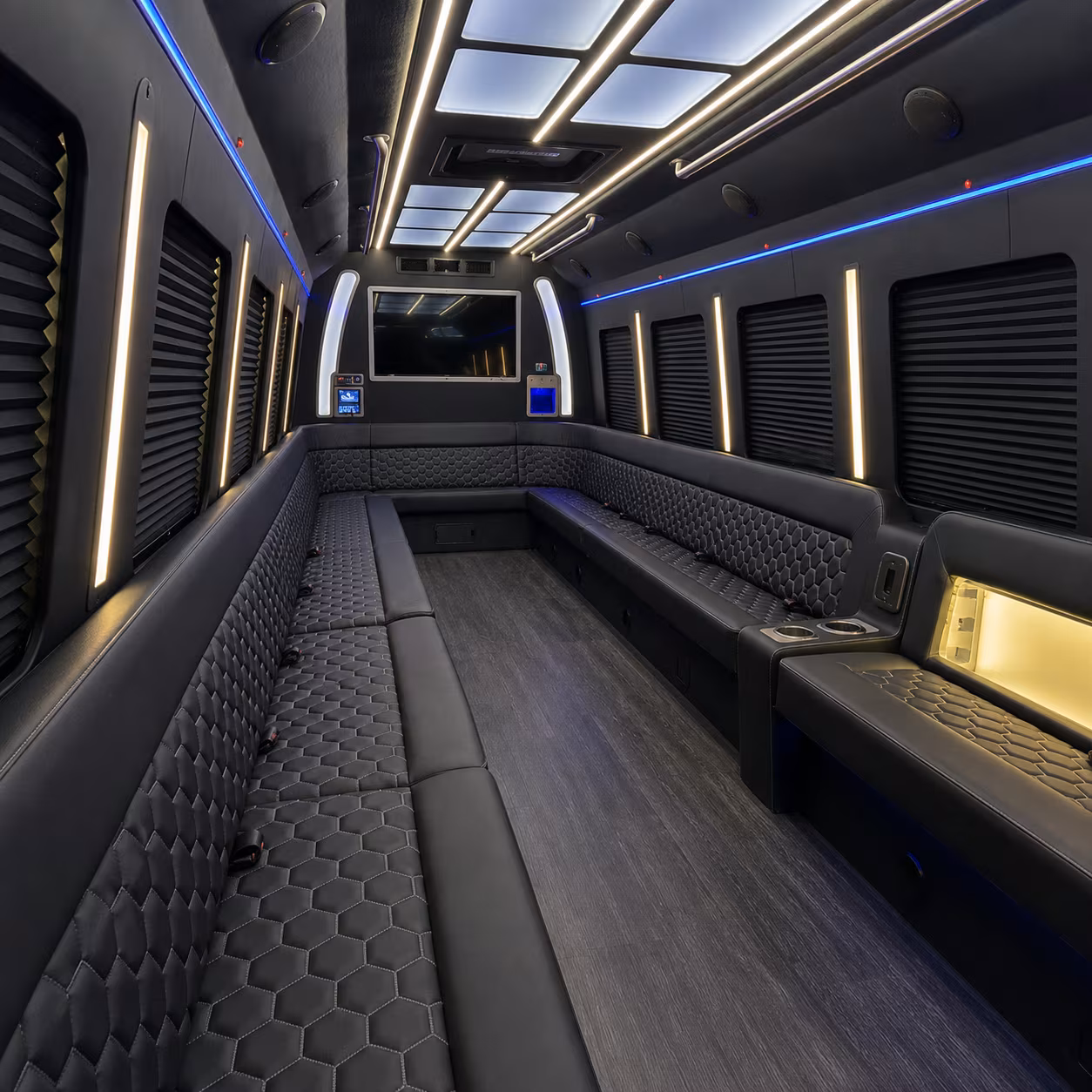 rochester party bus inside