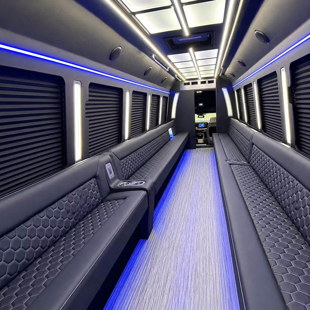 rochester party bus interior