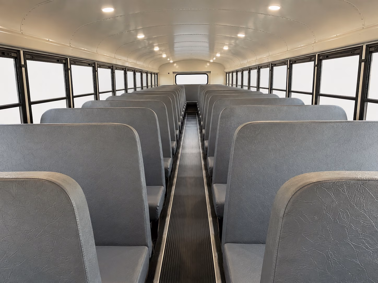 rochester school bus inside