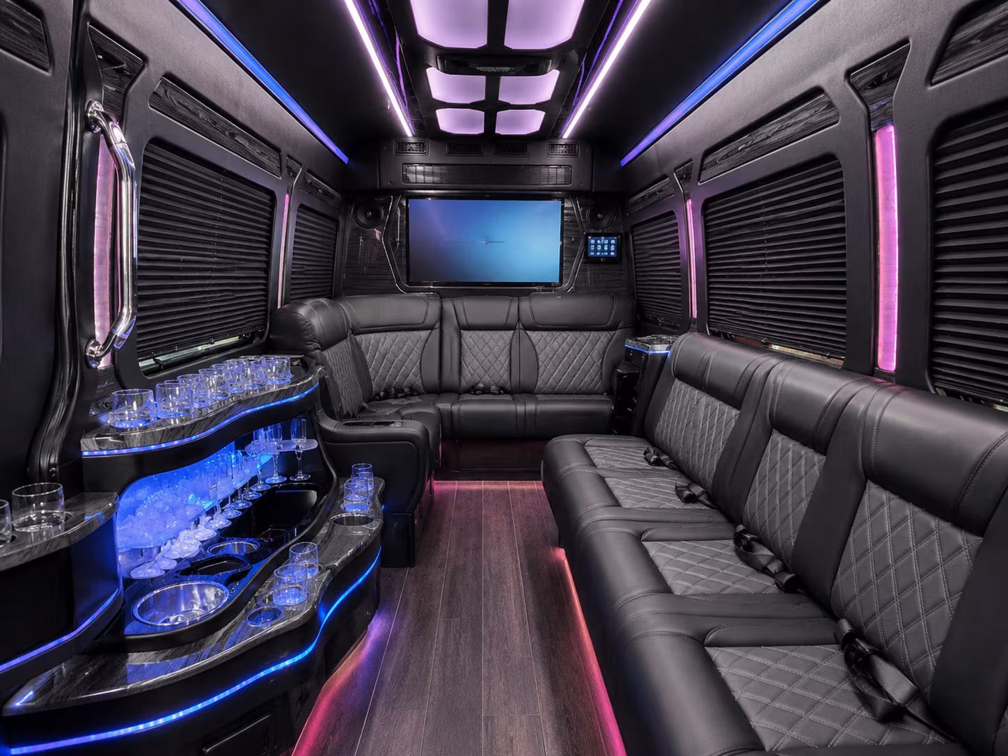 rochester sprinter limousine interior